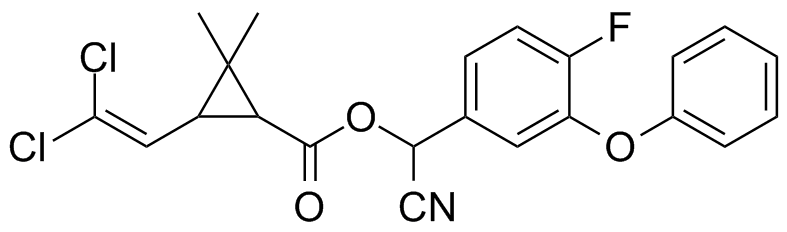 乙腈中氟氯氰菊酯溶液，100μg/mL